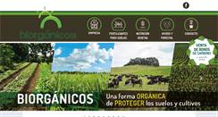 Desktop Screenshot of biorganicos.com.co