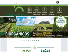 Tablet Screenshot of biorganicos.com.co